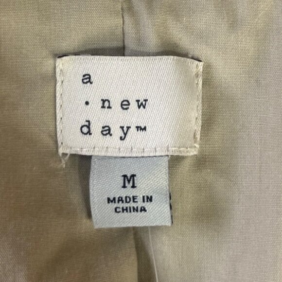 A New Day Linen Blend Blazer Womens Medium Beige New - Picture 6 of 9